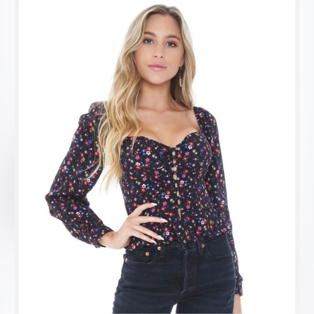 Planet Blue Blue Life Oscar Top